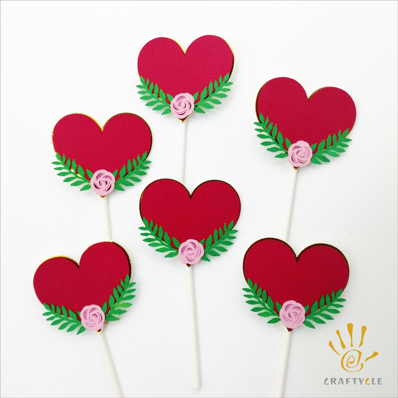 cupcake toppers valentines day