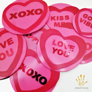 Cutout Love Hearts Backdrop Decorations