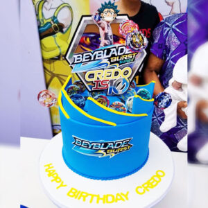 Cake Beyblade Anime Personalised Birthday Party Cake