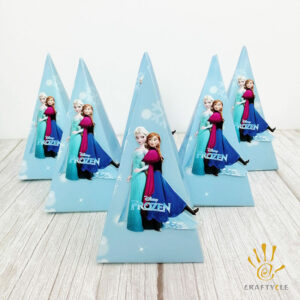 Cone Boxes Frozen Theme Elsa Anna Party Birthday Decorations Cone Box