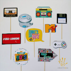 Photo Props 90s Theme Custom Photo Props