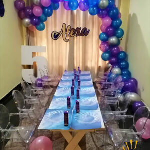 Package Personalised Galaxy Theme Kids Birthday Party Decoration