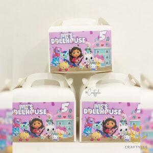 Gabbys Dollhouse Treat Gable Boxes Party Pack