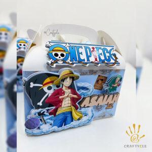 One Piece Luffy Theme Treat Gable Party Pack Boxes Bags