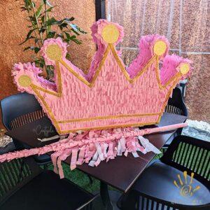 Castle Princess Pink Kids Party Pinata Activity Game Candy Decorations