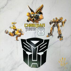 Cake Topper Transformer Personalised Cake Topper