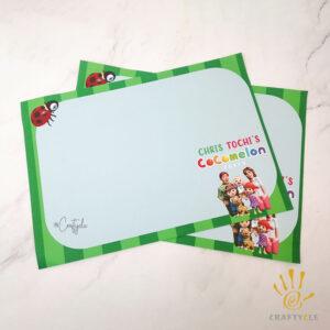 Cocomelon Placemat Print Party Decorations