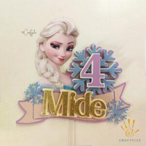 Frozen Elsa Anna Birthday Layer Pop Up Shaker Cake Topper