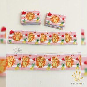 Fruits Napkin Cutlery Wrap Holder