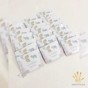 Mermaid Pastel Napkin Cutlery Wrap Holder
