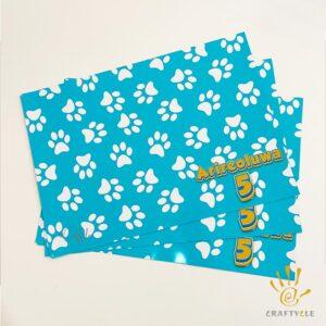 Paw Patrol Paws Pattern Placemat Print Party Decorations