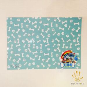 Paw Patrol Placemat Print Party Decorations