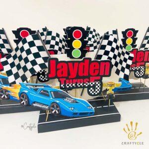Race Car Kids Party Craft Decor Centerpiece