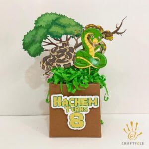 Snake Reptile Party Craft Decor Centerpiece