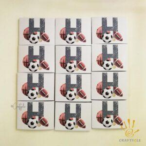 Sports Football Soccer Napkin Cutlery Wrap Holder