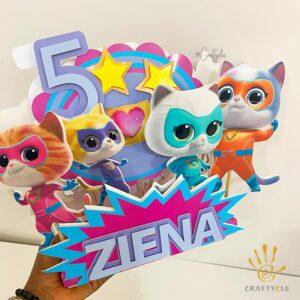 Superkitties Kids Party Craft Decor Centerpiece