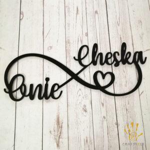 Wall Decoration Personalised Wedding Wall Decorations Infinity You And Me Forever And Always