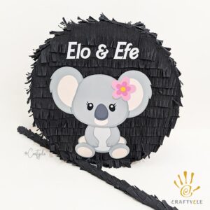Elo Efe Koala Black Kids Party Pinata Activity Game Candy Decorations