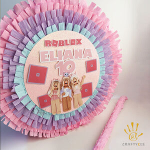 Girl Roblox Kids Party Pinata Activity Game Candy Decorations