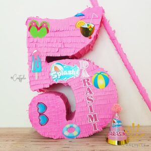 Pool Splash Kids Party Pinata Activity Game Candy Decorations